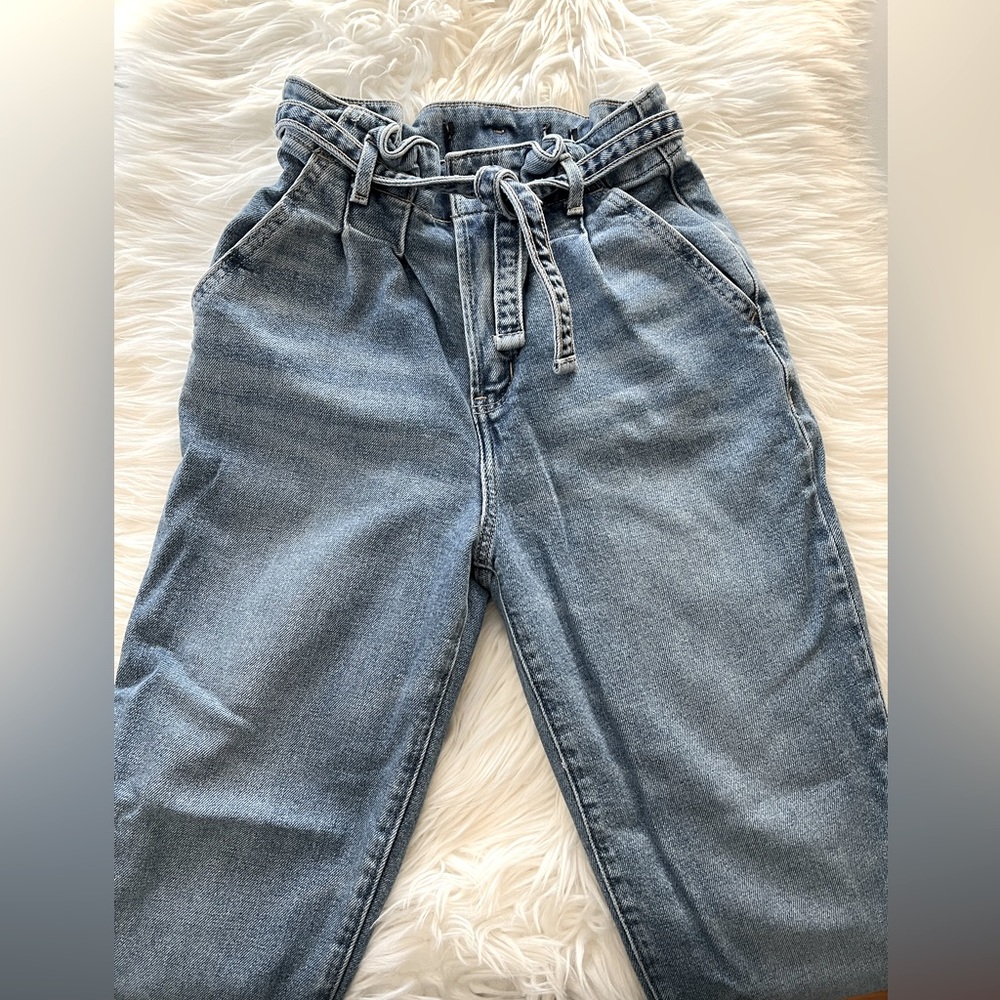 Paper Bag Waist Jeans